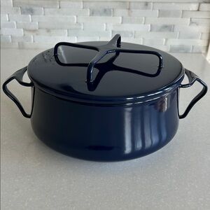 NEW DANSK Kobenstyle 2 Quart Casserole Midnight Blue